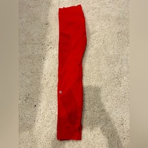Red Lululemon Leggings